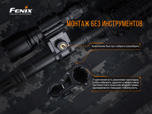 Крепление на оружие для фонарей Fenix ALG-18 фото 6
